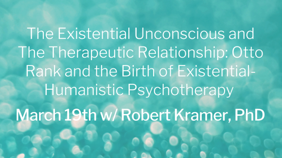 Existential Unconscious with Dr Robert Kramer
